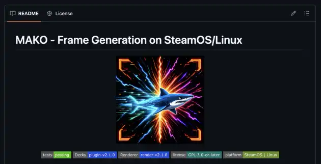The public MAKO repository for frame generation on SteamOS and Linux